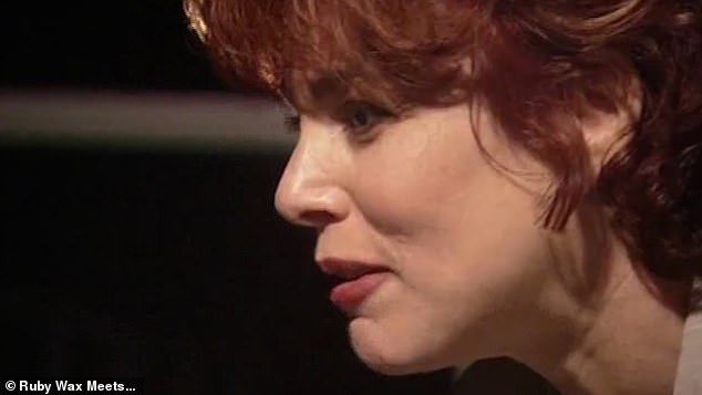 The TV star spoke about the eerie moment OJ pretended to stab the presenter with a banana after the interview