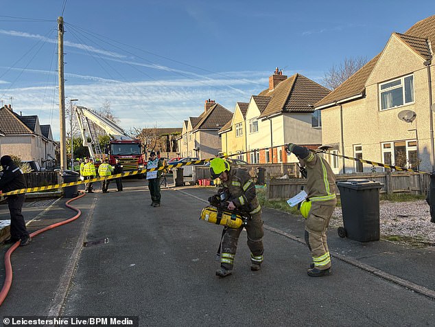 The first house fire on Holywell Avenue was called into firefighters at 7.05am this morning