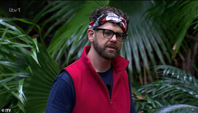 Osbourne (pictured) tore into the actress, model and radio presenter for bad-mouthing Jack in the Bush Telegraph after he stepped in to help her slice an eel which had earlier left her gagging in disgust