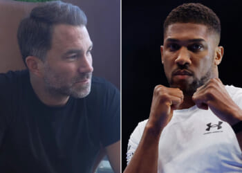 Anthony Joshua to announce new coaching team for Jake Paul fight after spending time training with ex-opponent