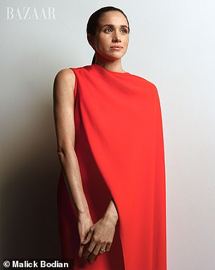 The Duchess of Sussex appeared on Harper's Bazaar's latest cover and talked of 'learning from her mistakes' and her relationship with Prince Harry