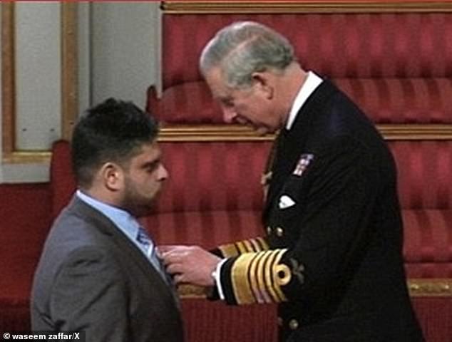 Zaffar was awarded an MBE for services to charity in 2012, having run a youth anti-drug venture