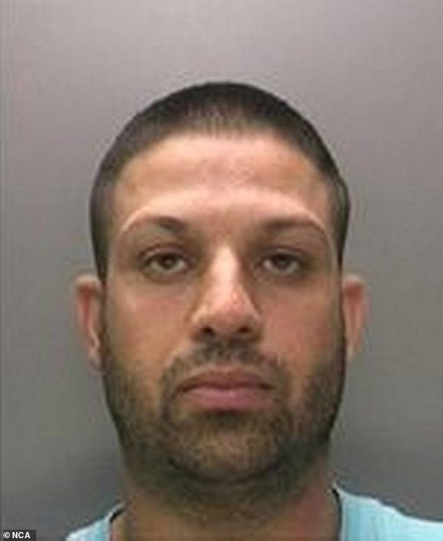 Billu pictured in a mugshot before he fled Britain. He escaped to Pakistan in 2014 after being arrested on suspicion of drug smuggling