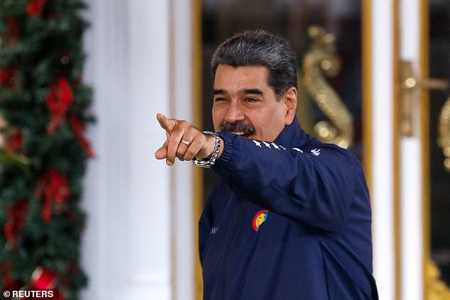 Venezuela's President Nicolas Maduro gestures on the day of a march marking Venezuelan Student Day, in Caracas, Venezuela, November 21
