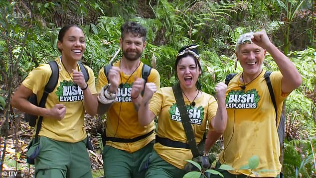 During the show, Shona McGarty , Jack Osbourne , Alex Scott and Martin Kemp took on the Dreaded Dunnies Trial and earned 12 stars for camp