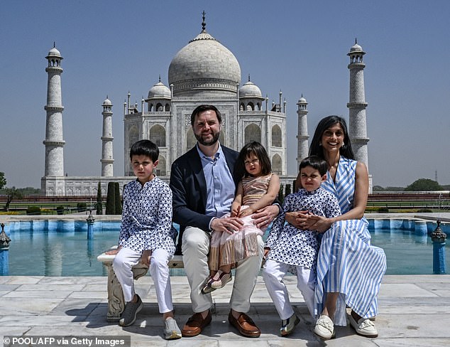 The vice president converted to Catholicism in 2019, while Usha, the mother of his three children, grew up in a non-religious Hindu household