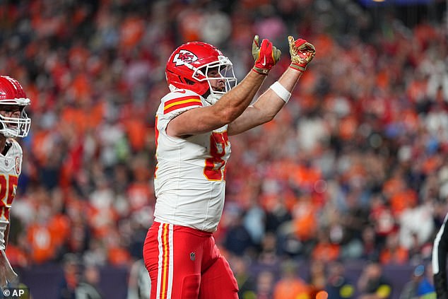 Against the Denver Broncos, Kelce broke Kansas City's record for most career touchdowns