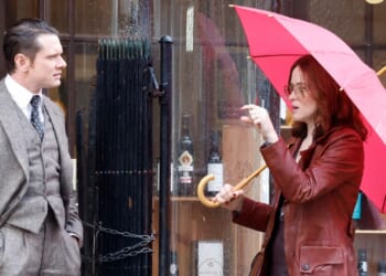 First look at Claire Foy and Jack O'Connell in upcoming film about the 1969 launch of The Sun