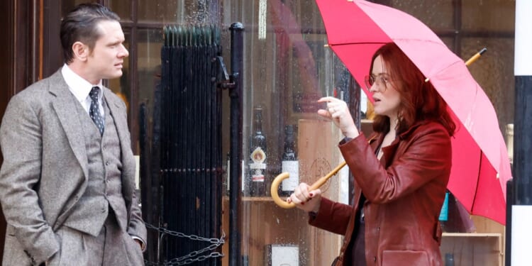 First look at Claire Foy and Jack O'Connell in upcoming film about the 1969 launch of The Sun