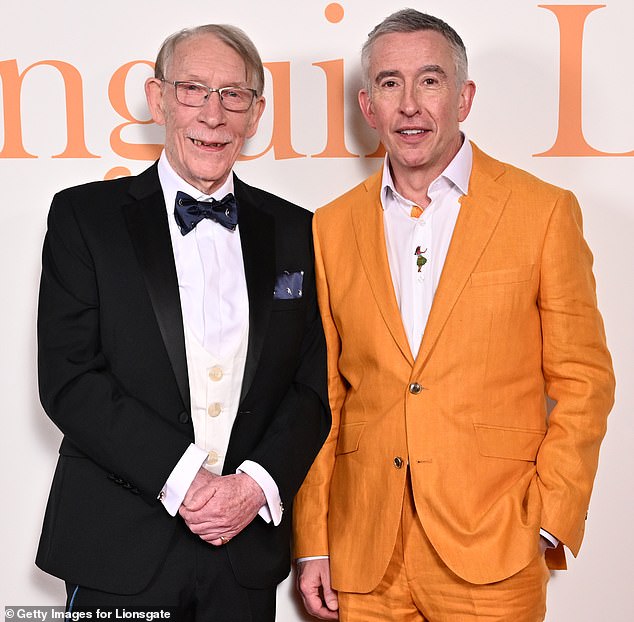Tom Michell and Steve Coogan attend the UK Premiere of 'The Penguin Lessons'