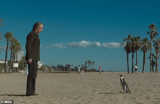 Tom Mitchell, also known as Mike Thompson, left the school in 1975 and a year later began teaching at an elite public school in Buenos Aires (Pictured: Scene from The Penguin Lessons)