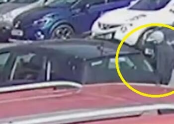 Chilling footage shows moment killer attacks man with screwdriver in botched car park robbery