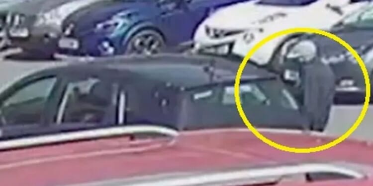 Chilling footage shows moment killer attacks man with screwdriver in botched car park robbery