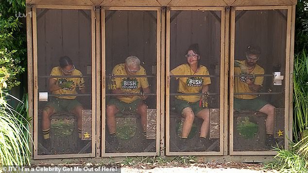 Pushing the joke further later after the group secured 12 stars, Shona teased: 'Martin you had a big tool didn't you,' as he added: 'Yeah I have, wait I didn't mean it like that'