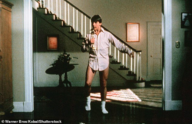 In Risky Business, Tom Cruise (pictured) plays Joel Goodsen, a teen who is left to his own devices while his parents are away. Enjoying his freedom, he dances around the house to Old Time Rock & Roll by Bob Seger
