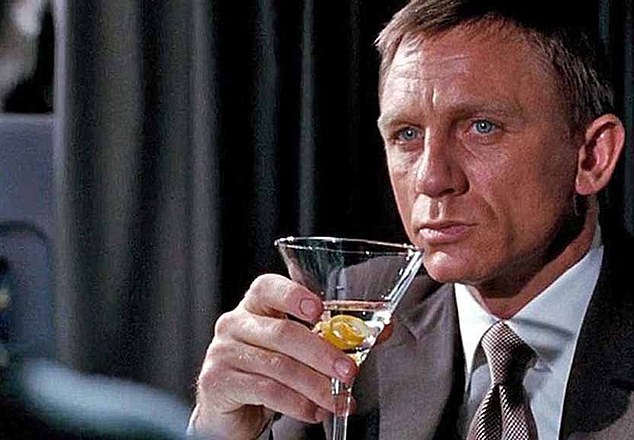 Bond fans may recall 007 drinking a vodka martini in Casino Royale, the film starring Daniel Craig based on the very first James Bond novel