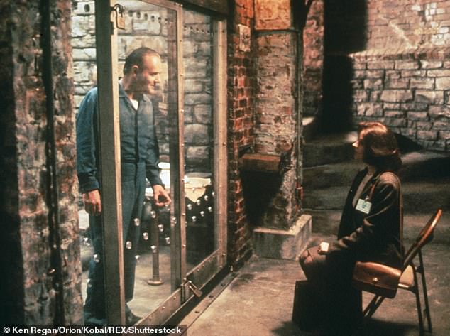 Hannibal, played by Anthony Hopkins, and FBI agent Clarice Starling, played by Jodie Foster, in the 1991 film (pictured)