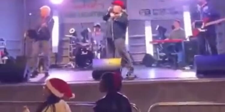 Chilling moment gunshots ring out at Christmas tree lighting as 3 people left fighting for their life in North Carolina