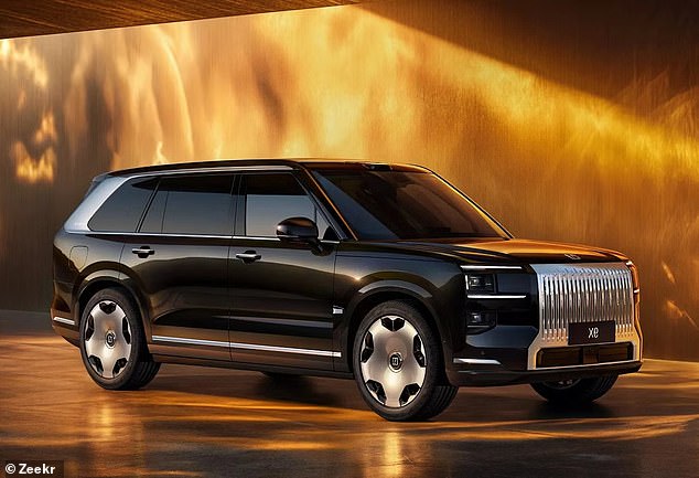 The Zeekr 9X by the Geely-owned Chinese automaker is a rival to the Rolls-Royce Cullinan and Range Rover but will cost around the same as a family SUV at just £50k