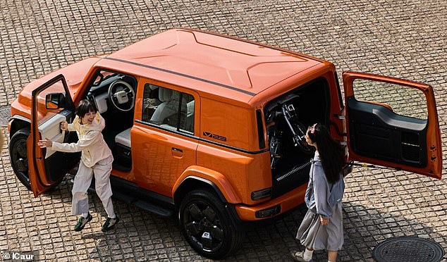 Its boxy styling is reminiscent of a number of off-roaders, including the Ford Bronco, Suzuki Jimny and Land Rover Defender...