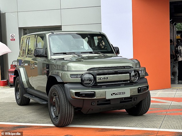 The ICaur V23's closest likeness is to the Mercedes G-Class