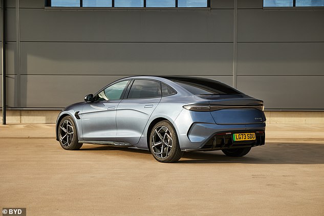 The BYD is an executive performance EV starting from £45,705. That's more than a very well-known electric rival...