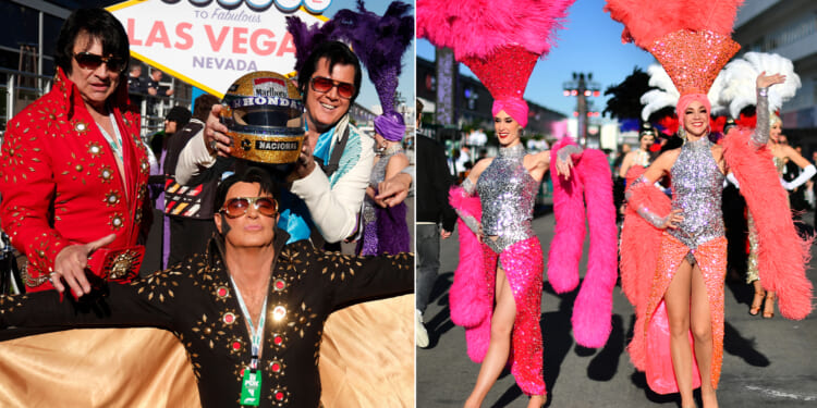 Inside the madness of the Las Vegas Grand Prix where fans get dunked in Doritos and Elvis conducts weddings in paddock