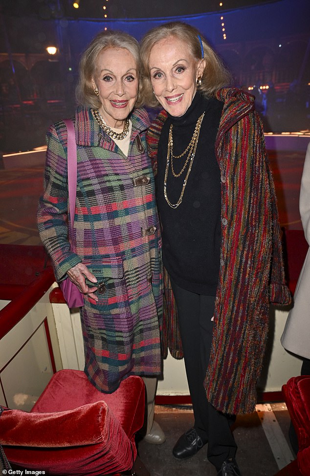 The sisters at a premiere in Munich on October 24, 2025