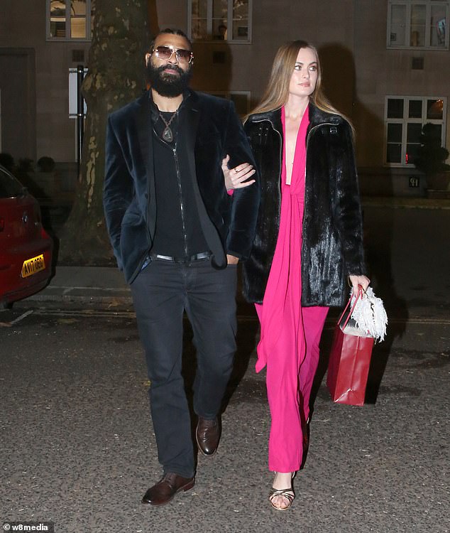 The couple were also joined by former boxing champ David Haye and his girlfriend Sian Osborne for the charity event