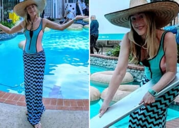 Former teen star, 54, has barely aged a day as she stuns in swimsuit 36 years after iconic movie franchise 