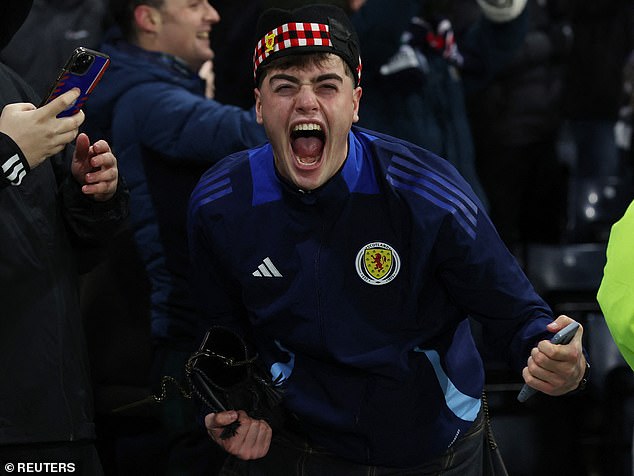 A second significant moment of seismic activity came at the sound of the final whistle, as the Scots secured their place at the World Cup for the first time since 1998