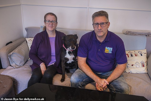 Genevieve and Simon Measures have watched their neighbours forced out one by one