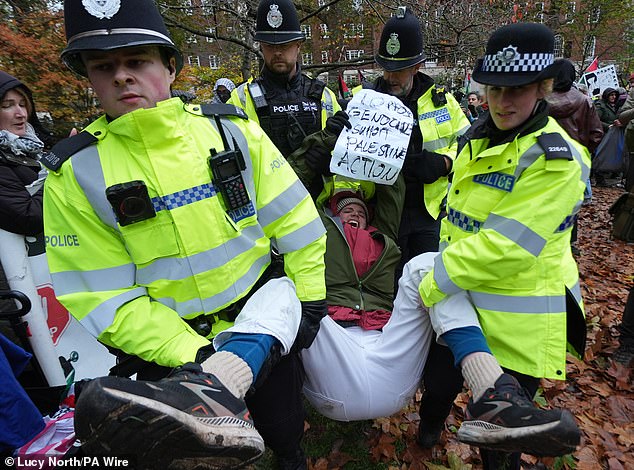 The protests come after Palestine Action was formally proscribed in July following alleged attacks on an Israel-linked defence company's UK site and two aircraft at RAF Brize Norton