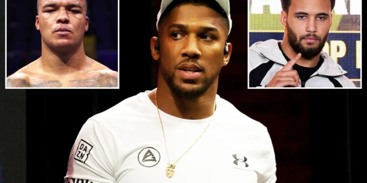 Frank Warren wants Anthony Joshua to fight Fabio Wardley or Moses Itauma in passing of the torch bout after coach split