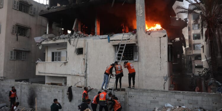 Israel launches wave of airstrikes on Gaza killing at least 24 as fragile ceasefire hangs in balance