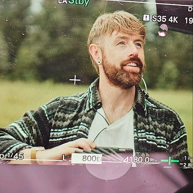 Chris said: 'Some people slid down the mountain. It was icy, really treacherous conditions'