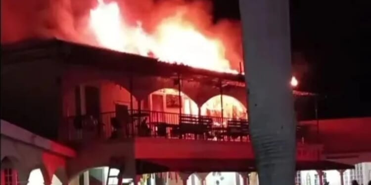 Devastating fire rips through Usain Bolt's Tracks & Records restaurant as huge flames erupt from landmark eatery