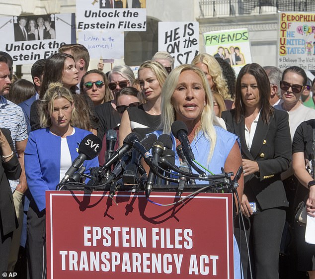 A source familiar with the matter said it wasn't competition that drove Greene out of politics, but rather the string of death threats she and her children have endured in recent weeks in regards to the Epstein files