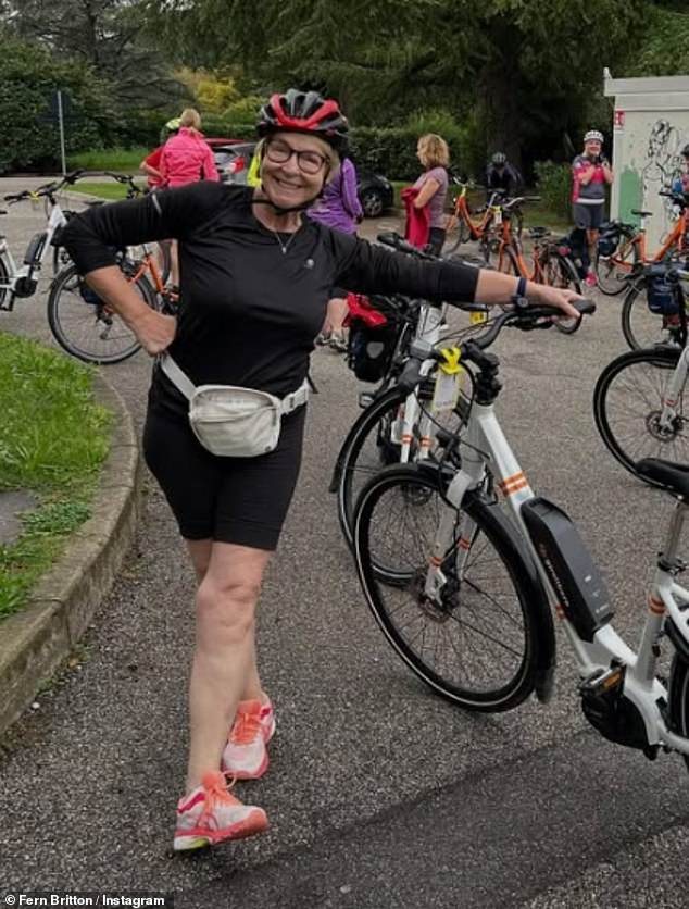 Fern recently shared snaps from her trip to Italy for a cycling holiday. She captioned her post: 'A glorious week in Italy with the Bike Buddies! Friendships spanning 20 years. Love you ladies'