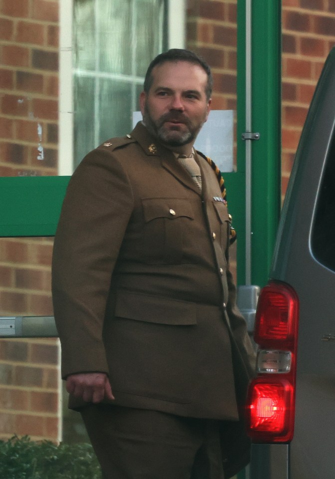 Major Andrew Griffiths of the British Army Training Unit Kenya.