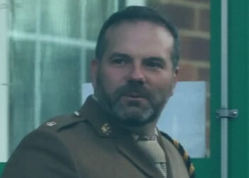 Drunken Army major takes forklift on four-minute joyride after breaking into deserted barracks building at 2.30am