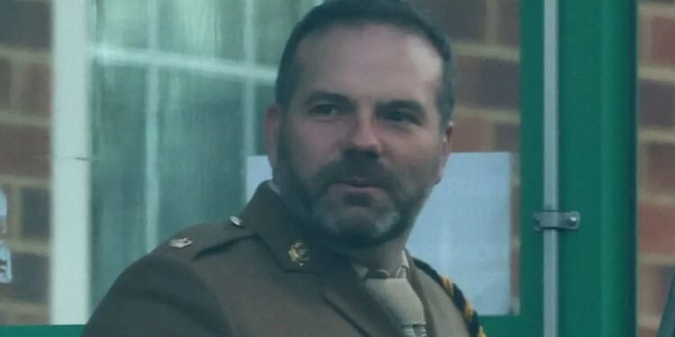 Drunken Army major takes forklift on four-minute joyride after breaking into deserted barracks building at 2.30am