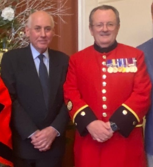 Nicholas Halbritter at the 2022 Christmas British Legion Poppy Appeal