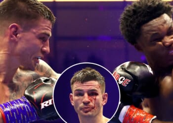 Brave Brit Sam Noakes beaten by Abdullah Mason in thrilling world title fight after suffering horror cut
