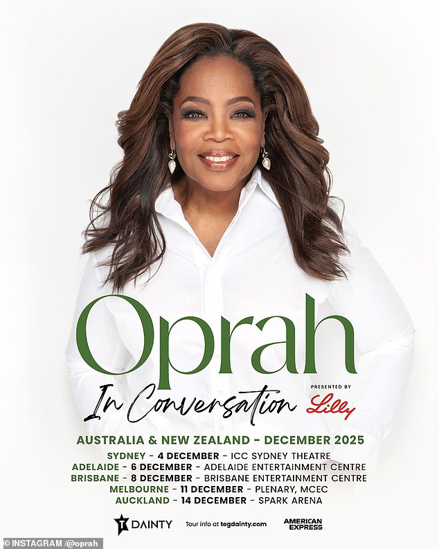 The multihyphenate is getting ready to embark on a speaking engagement tour in Australia and New Zealand