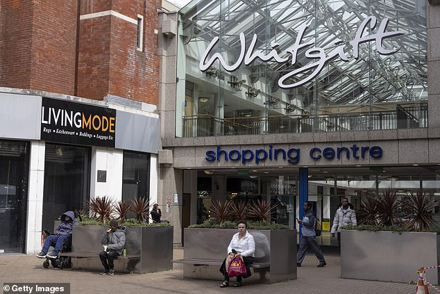 Bizarrely, one of the locations for the shoot is said to have been partially-derelict Whitgift shopping centre (Pictured) in Croydon