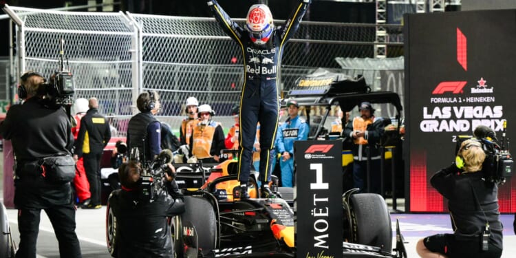 Lando Norris closes in on F1 title despite horror start in Las Vegas GP as Max Verstappen cruises to victory in Sin City