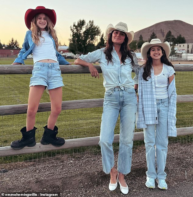 Emma tied the knot with Bruce in 2009 and the pair share two daughters: Mabel, 13, and Evelyn, 11