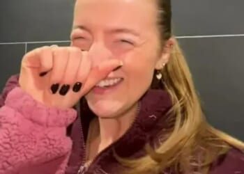 Fitness fan left mortified as she fails to spot MASSIVE wardrobe mishap until she’s walked through the entire gym