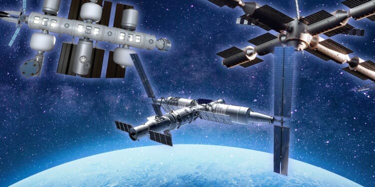 Inside the incredible space shuttles vying to replace the ISS as the clock ticks on famous home of the astronauts